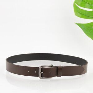Timberland Mens Belt Size Smalll 32 34 Brown Leather Casual 1 1/2" Wide Sturdy